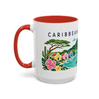 Caribbean Netherlands Coffee Mug | Travel Souvenir Accent Mug | Country Gift Ceramic Cup 11oz 15oz