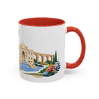 Rome Coffee Mug | Italy Travel Souvenir | Porcelain Decal City Gift | 11oz 15oz Accent Mug