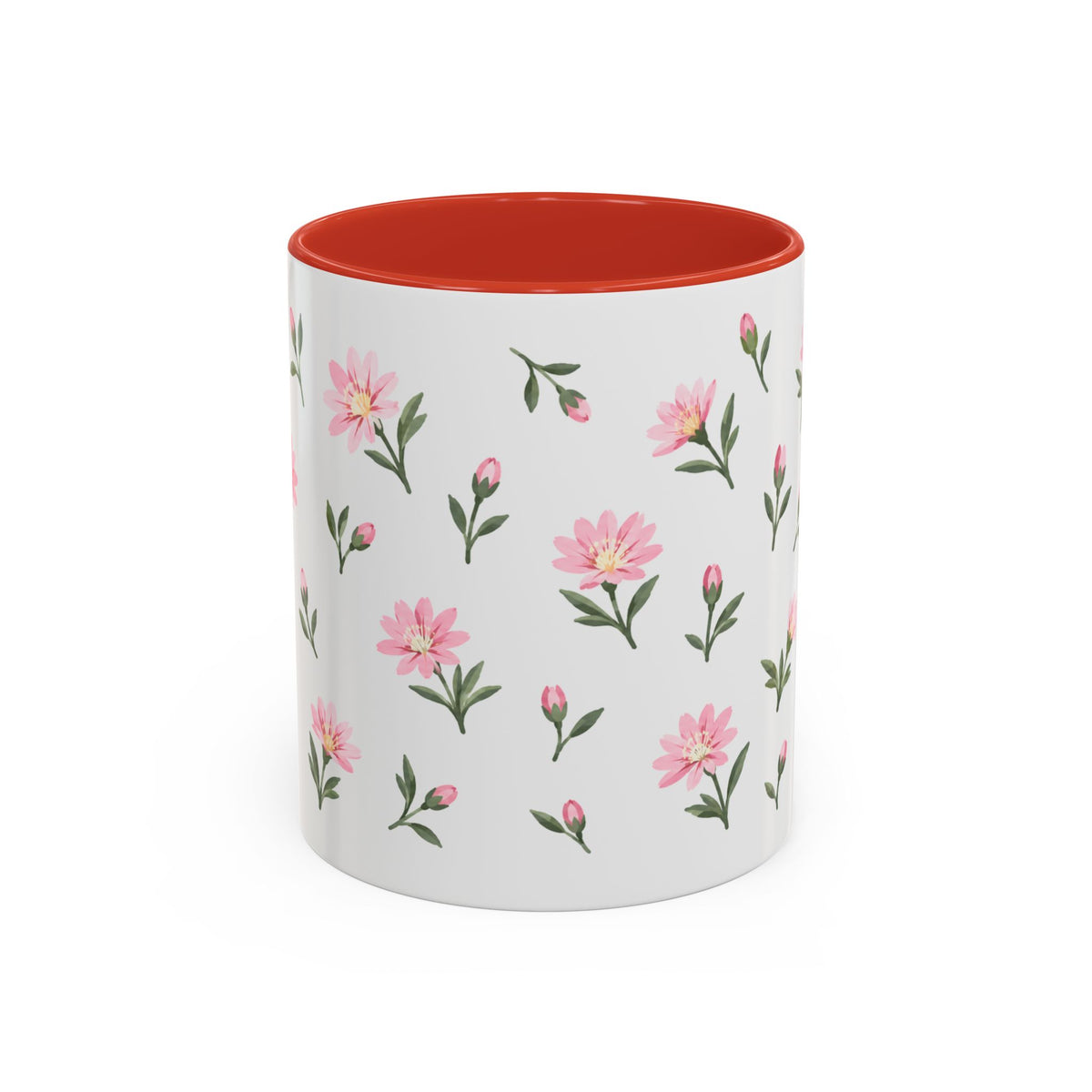 Montana Bitterroot Mug, State Flower Floral Coffee Cup, 11oz Botanical Gift