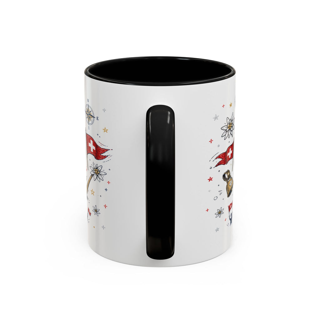 Switzerland Coffee Mug | World Cup Soccer Fan Gift | Accent Color Ceramic 11oz 15oz