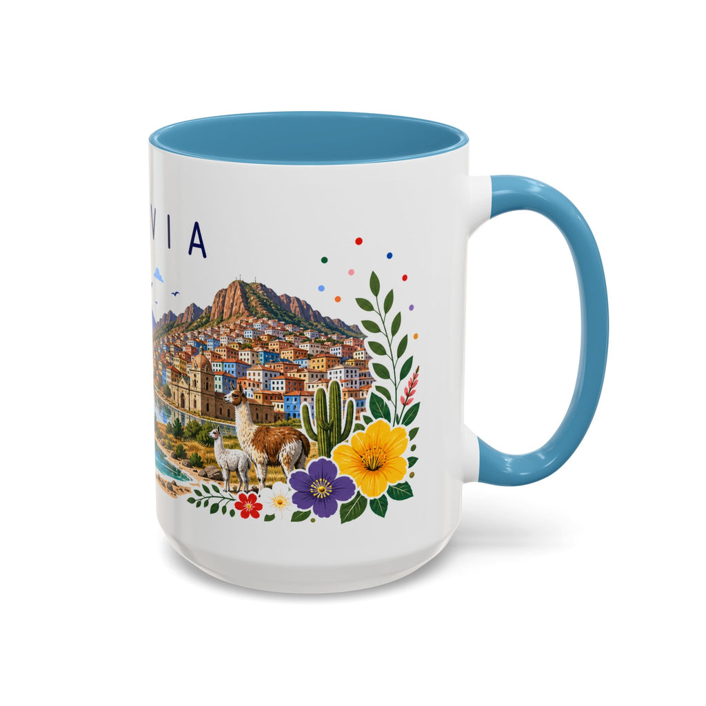 Bolivia Coffee Mug | Travel Souvenir Accent Mug | Place Gift Ceramic Cup 11oz 15oz