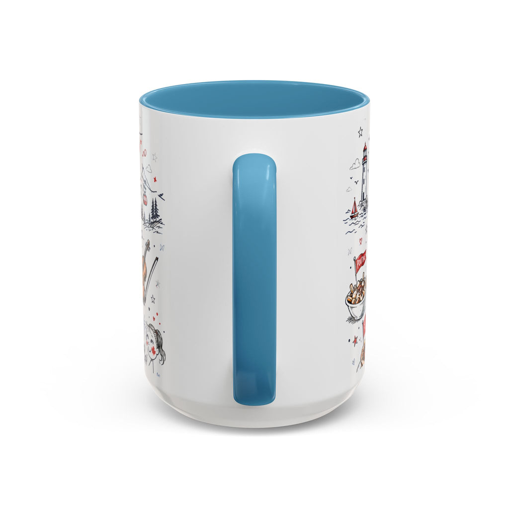 Canada Day Coffee Mug | Canadian Pride Gift | Accent Color Ceramic 11oz 15oz