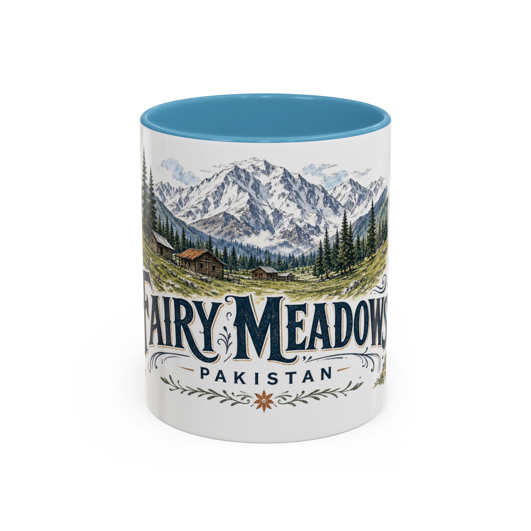 Fairy Meadows Mug, Pakistan Travel Souvenir, Bucket List Gift, Accent Ceramic Coffee Mug 11oz 15oz
