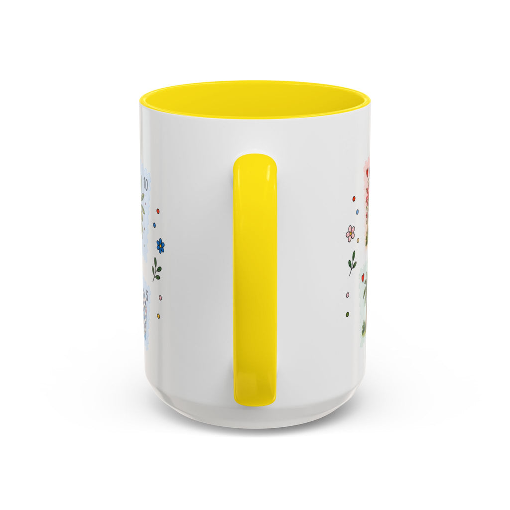 Tunis Coffee Mug | Postage Stamp Collage Mug | Travel Souvenir Accent Cup 11oz 15oz