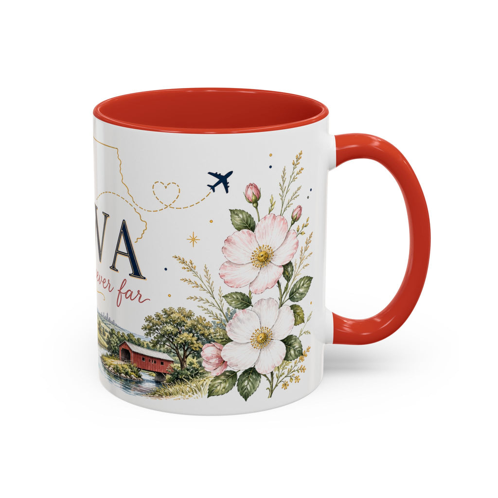 Iowa State Mug | Home is Never Far Accent Mug (11oz or 15oz)