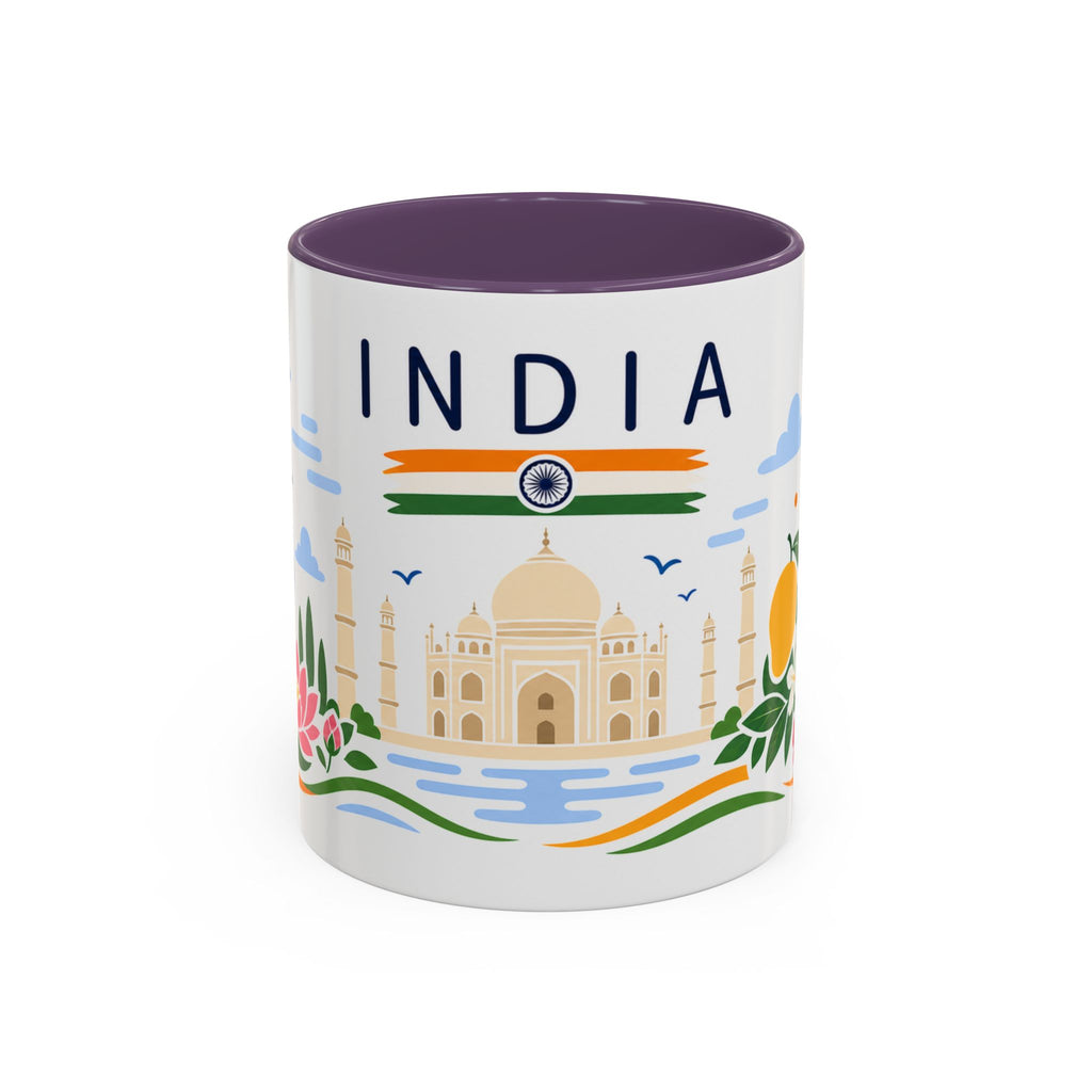 India Coffee Mug | Travel Souvenir Accent Mug | Country Gift Ceramic Cup 11oz 15oz