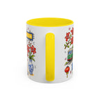 Hong Kong Illustrated Travel Mug | City Souvenir Accent Coffee Mug | 11oz 15oz Ceramic Cup