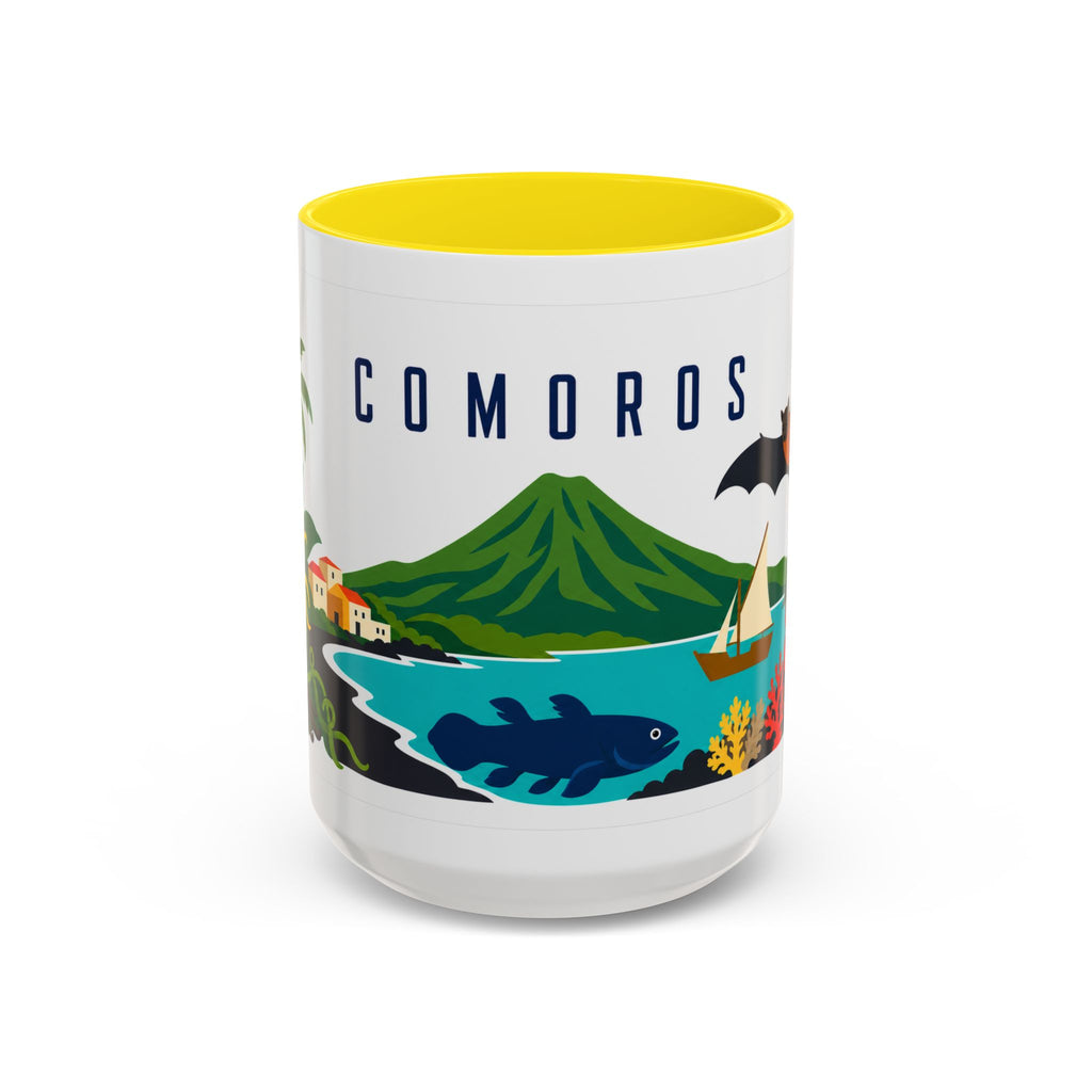 Comoros Coffee Mug | Travel Souvenir Accent Mug | Country Gift Ceramic Cup 11oz 15oz