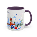 Russia Coffee Mug | Travel Souvenir Accent Mug | Place Gift Ceramic Cup 11oz 15oz