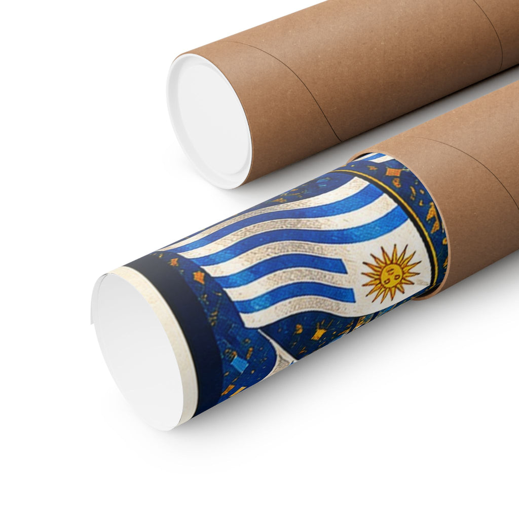 Uruguay World Cup Poster | Rally Fan Art Print | 2026 Soccer Wall Decor