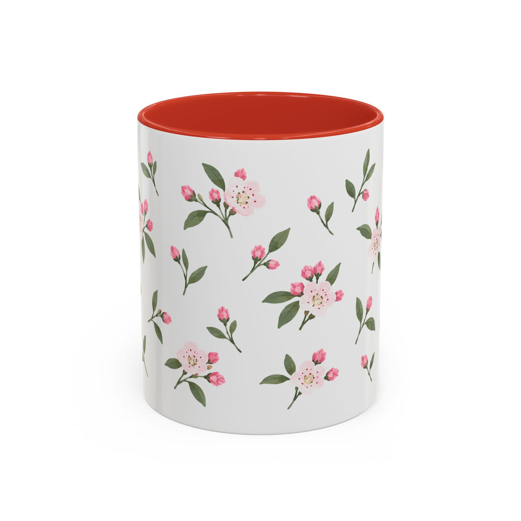 Pennsylvania Mountain Laurel Mug, State Flower Floral Coffee Cup, 11oz Botanical Gift