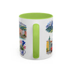 Innsbruck Illustrated Travel Mug | City Souvenir Accent Coffee Mug | 11oz 15oz Ceramic Cup