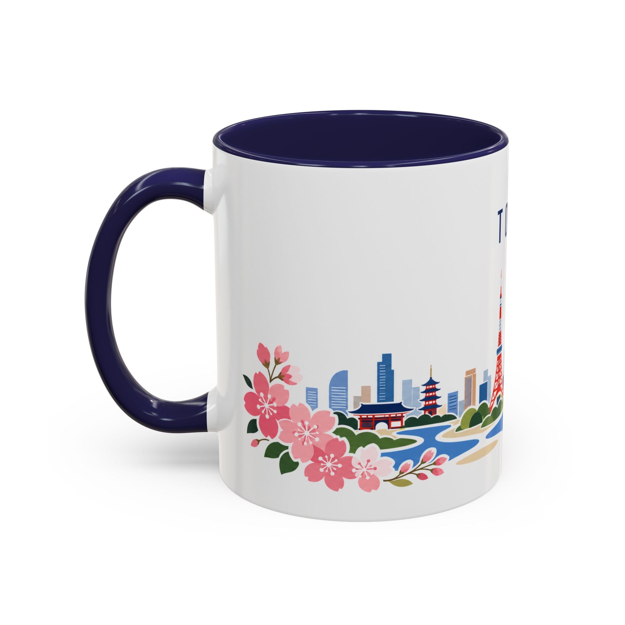 Tokyo Coffee Mug | Japan Travel Souvenir | Porcelain Decal City Gift | 11oz 15oz Accent Mug