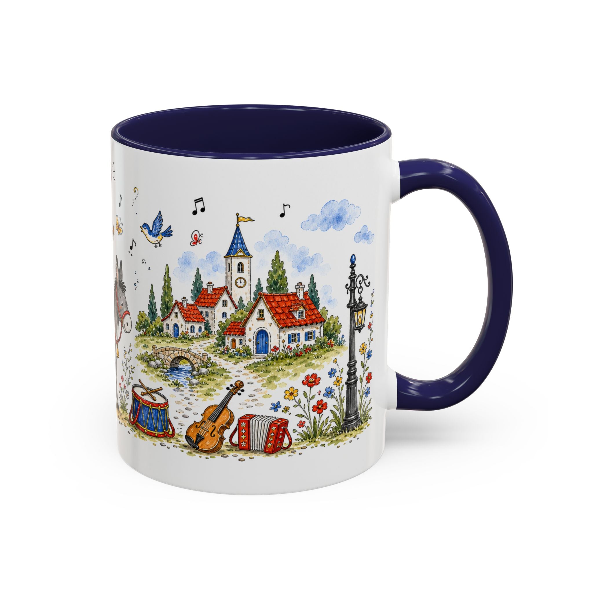 Bremen Town Musicians Mug | Storybook Accent Coffee Mug | EveryLegend