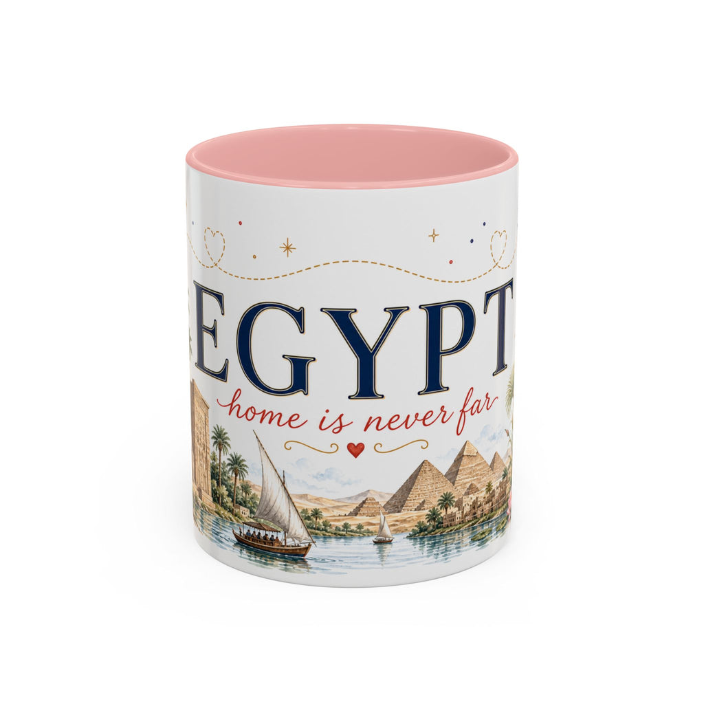 Egypt Home Country Mug | Moving Away Gift | Long Distance Friendship | 11 oz 15 oz Accent Mug