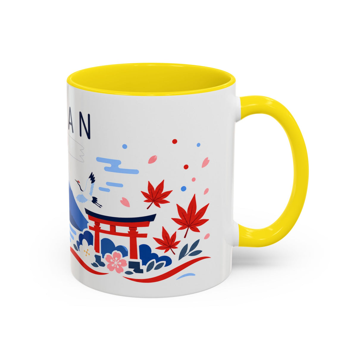 Japan Coffee Mug | Travel Souvenir Accent Mug | Country Gift Ceramic Cup 11oz 15oz