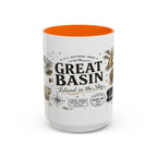 Great Basin National Park Coffee Mug | Nevada Desert Stargazing Hiking Gift | Accent Color Ceramic 11oz 15oz