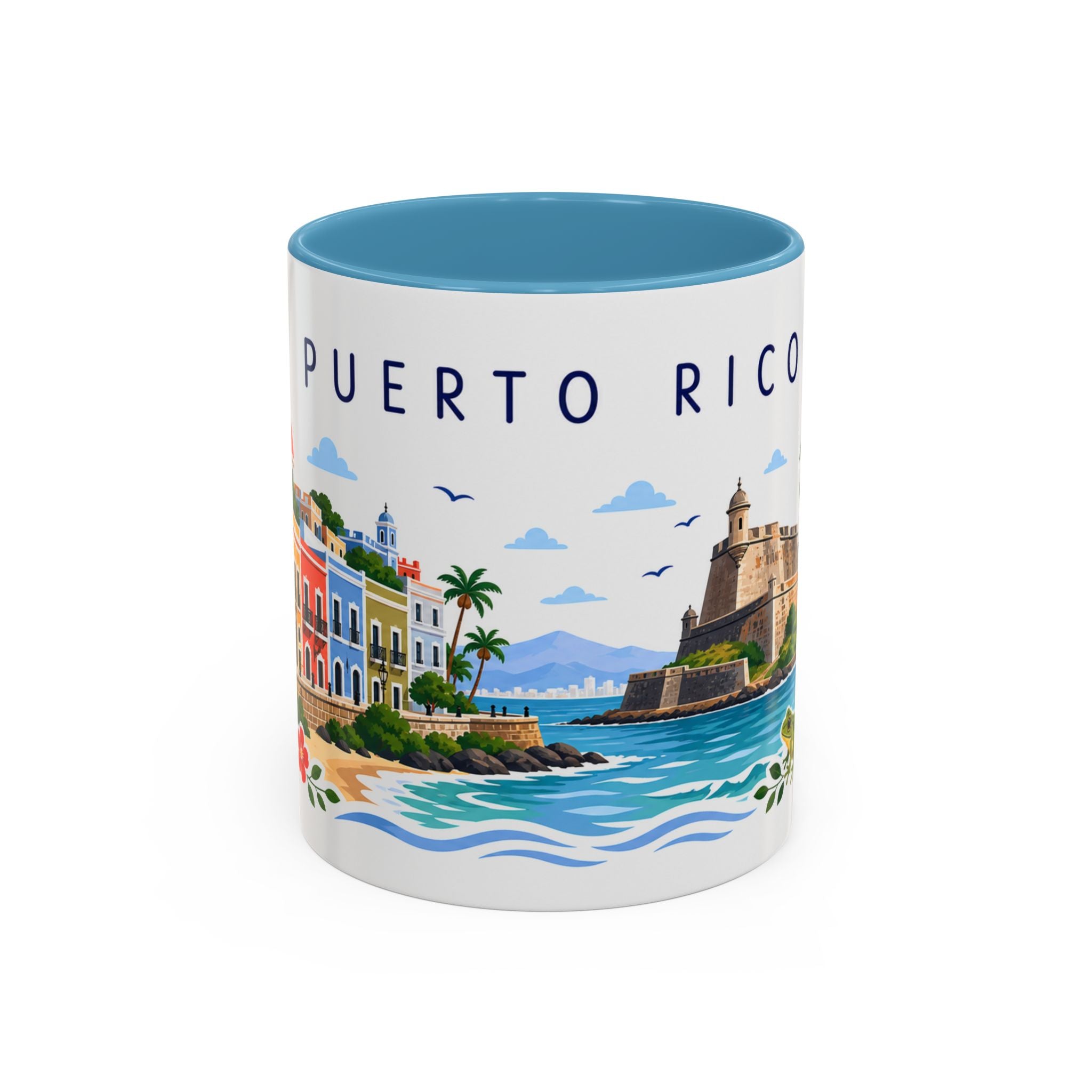 Puerto Rico Coffee Mug | Travel Souvenir Accent Mug | Place Gift Ceramic Cup 11oz 15oz