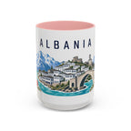 Albania Coffee Mug | Travel Souvenir Accent Mug | Country Gift Ceramic Cup 11oz 15oz
