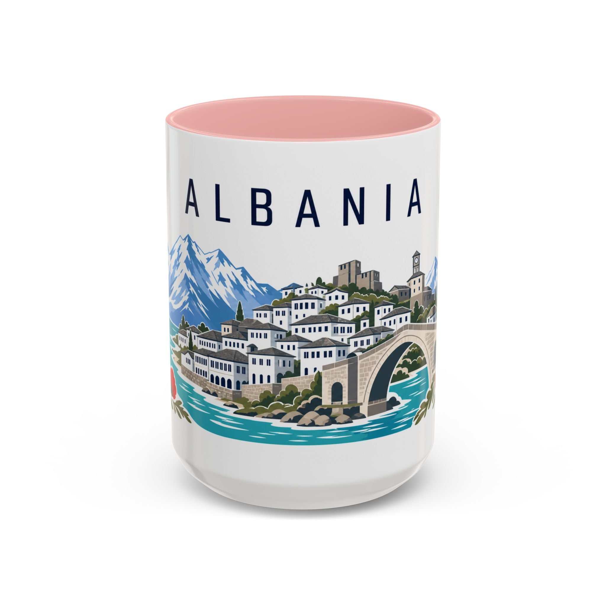 Albania Coffee Mug | Travel Souvenir Accent Mug | Country Gift Ceramic Cup 11oz 15oz