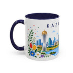 Kazakhstan Coffee Mug | Travel Souvenir Accent Mug | Place Gift Ceramic Cup 11oz 15oz