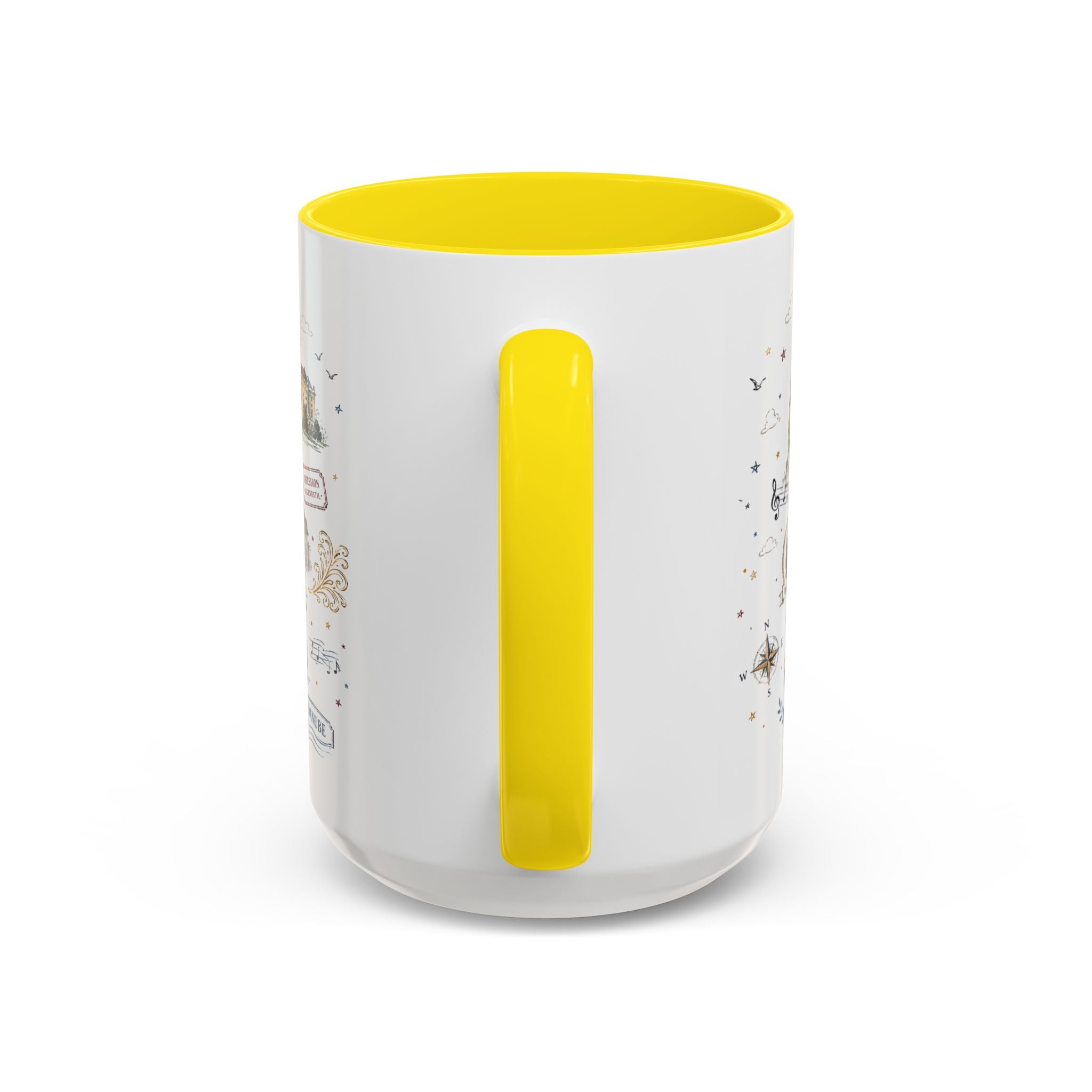 Vienna Coffee Mug | Austria Souvenir Travel Gift | Accent Color Ceramic 11oz 15oz