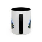 Rocky Mountain National Park Coffee Mug | Solid Color Block Park Souvenir | 11oz 15oz Accent Mug