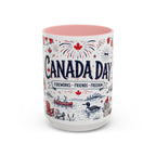 Canada Day Coffee Mug | Canadian Pride Gift | Accent Color Ceramic 11oz 15oz