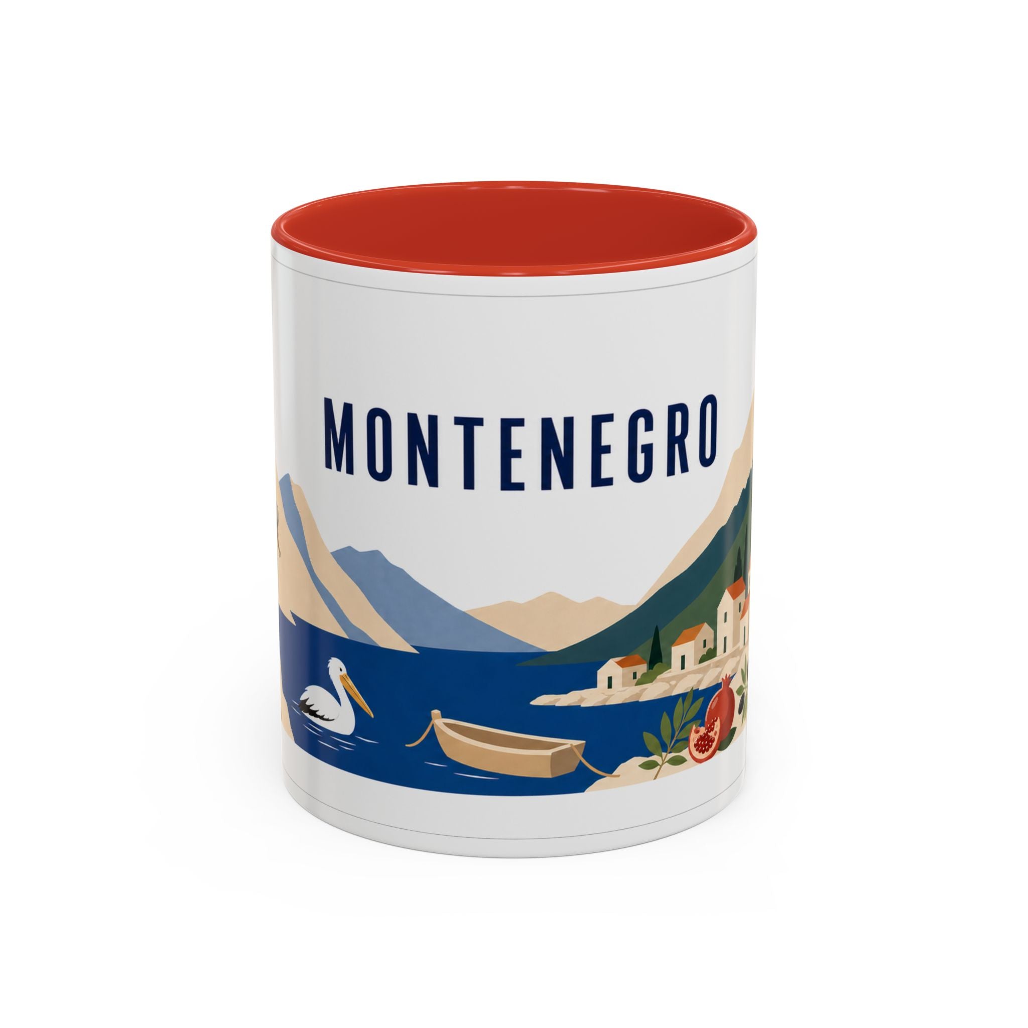 Montenegro Coffee Mug | Travel Souvenir Accent Mug | Country Gift Ceramic Cup 11oz 15oz