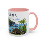 Saint Helena Coffee Mug | Travel Souvenir Accent Mug | Country Gift Ceramic Cup 11oz 15oz