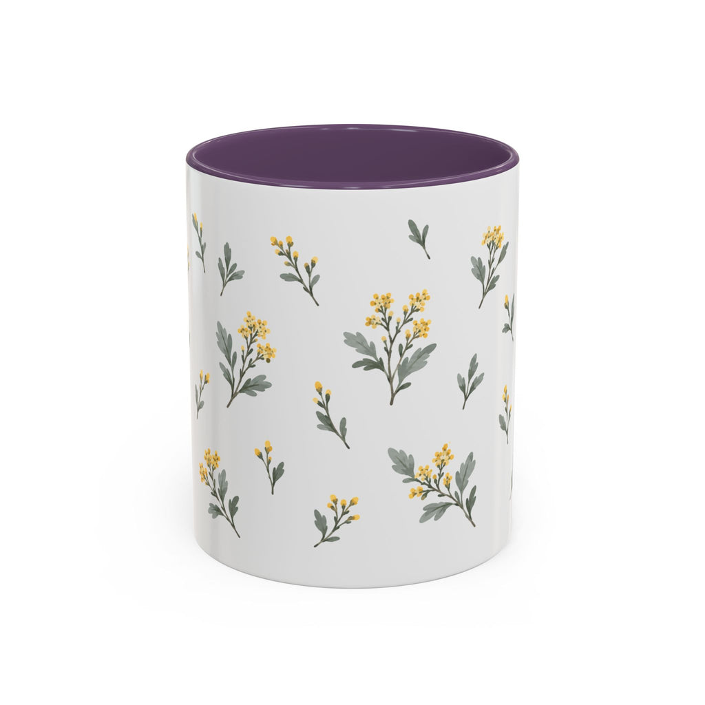 Nevada Sagebrush Mug, State Flower Floral Coffee Cup, 11oz Botanical Gift