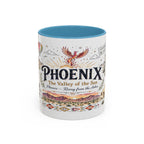 Phoenix Coffee Mug | Arizona Souvenir City Gift | Accent Color Ceramic 11oz 15oz