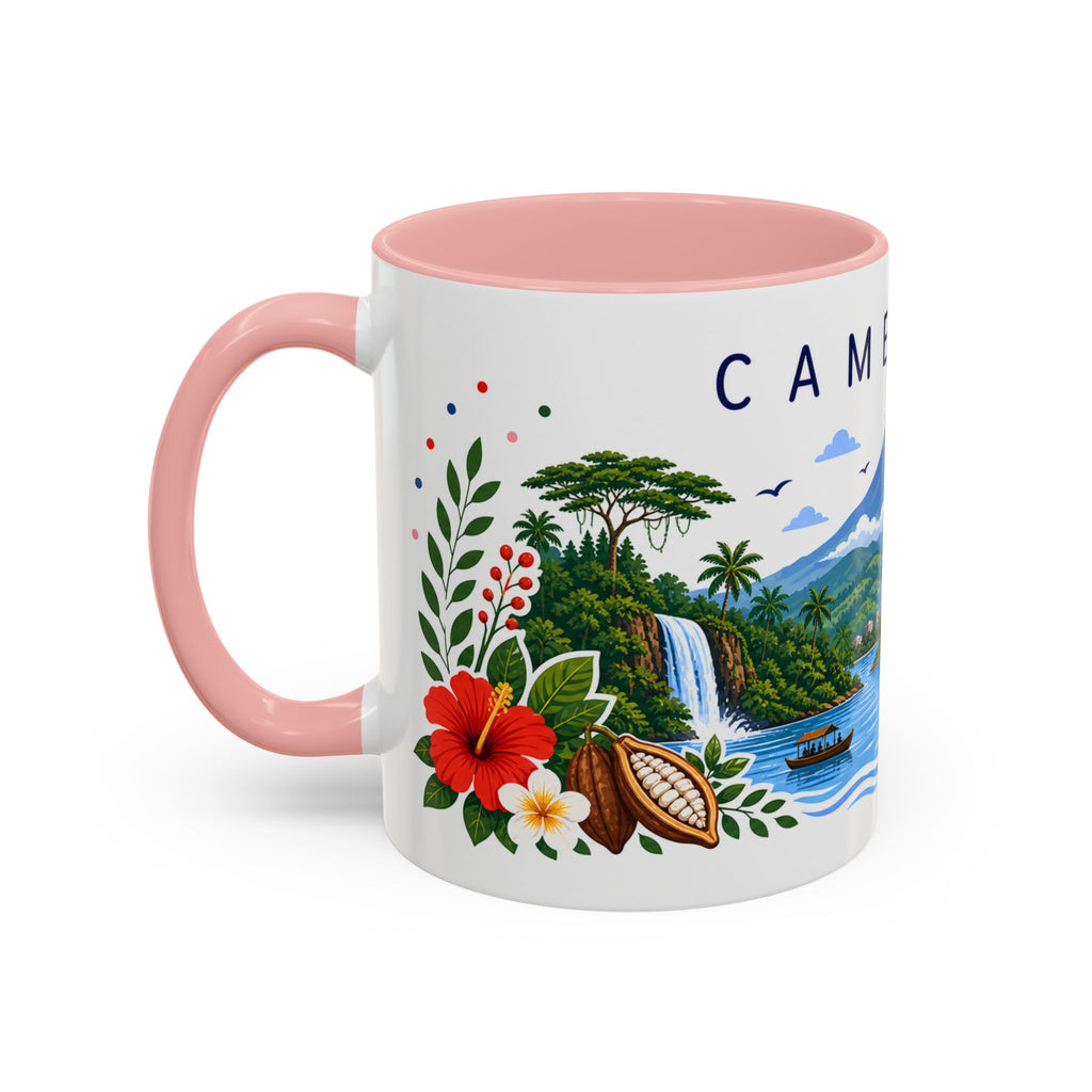 Cameroon Coffee Mug | Travel Souvenir Accent Mug | Place Gift Ceramic Cup 11oz 15oz