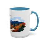 Shenandoah National Park Coffee Mug | Solid Color Block Park Souvenir | 11oz 15oz Accent Mug