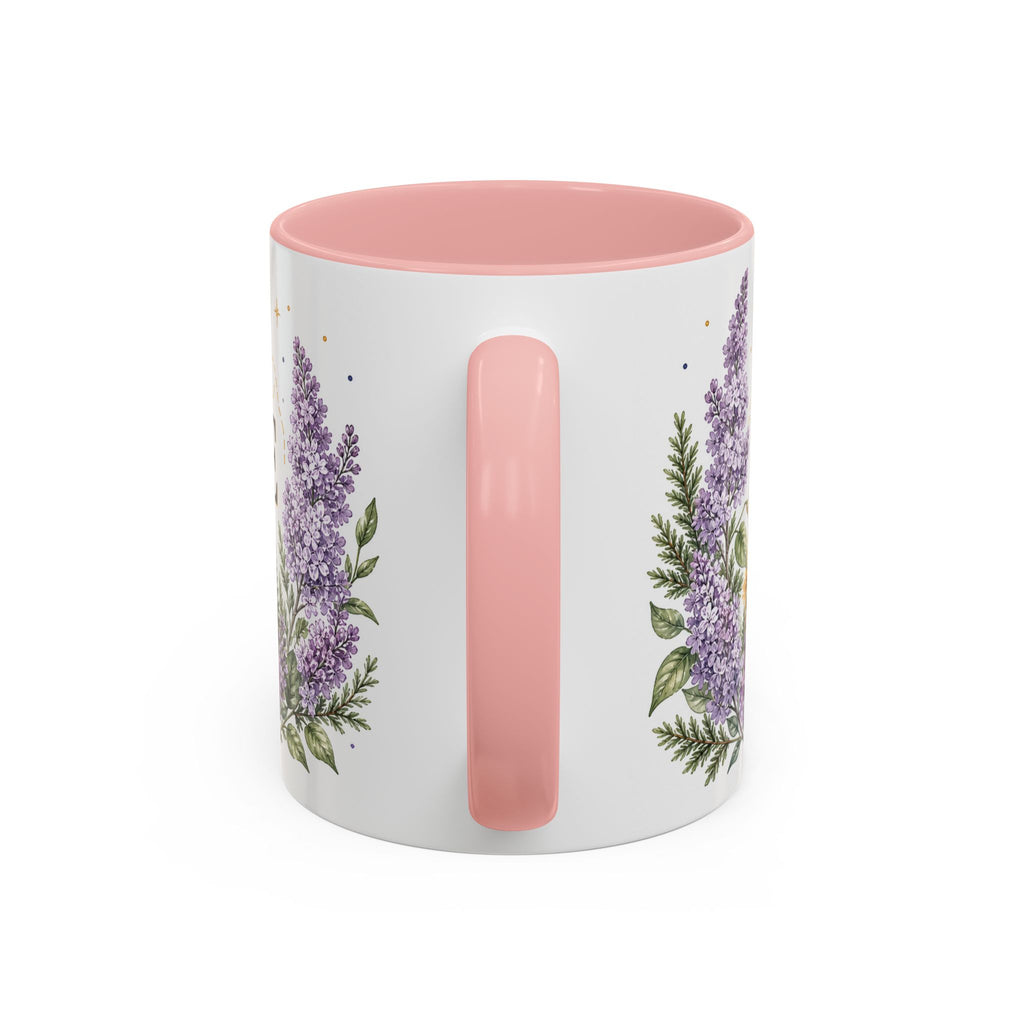 New Hampshire State Map Mug | Botanical Accents, Mountain Landscape Coffee Cup