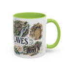 Ajanta Caves Mug, India Travel Souvenir, Bucket List Gift, Accent Ceramic Coffee Mug 11oz 15oz