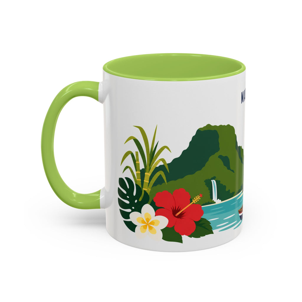 Mauritius Coffee Mug | Travel Souvenir Accent Mug | Country Gift Ceramic Cup 11oz 15oz