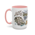 Hunza Valley Mug, Pakistan Travel Souvenir, Bucket List Gift, Accent Ceramic Coffee Mug 11oz 15oz