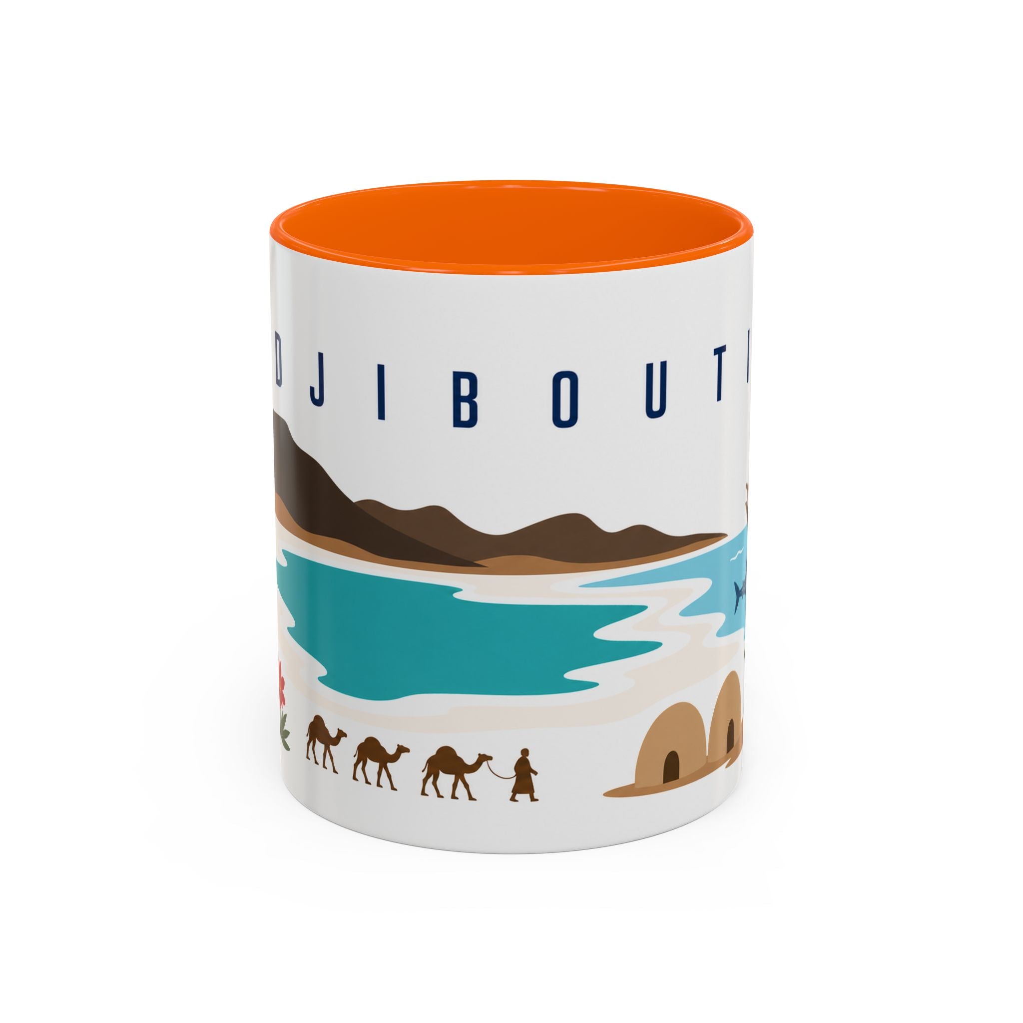 Djibouti Coffee Mug | Travel Souvenir Accent Mug | Country Gift Ceramic Cup 11oz 15oz