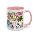Antalya Travel Mug | European City Souvenir Accent Coffee Mug | 11oz 15oz Ceramic Cup