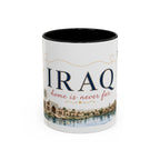 Iraq Home Country Mug | Moving Away Gift | Long Distance Friendship | 11 oz 15 oz Accent Mug