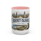 Orkney Islands Mug, Scotland Travel Souvenir, Bucket List Gift, Accent Ceramic Coffee Mug 11oz 15oz