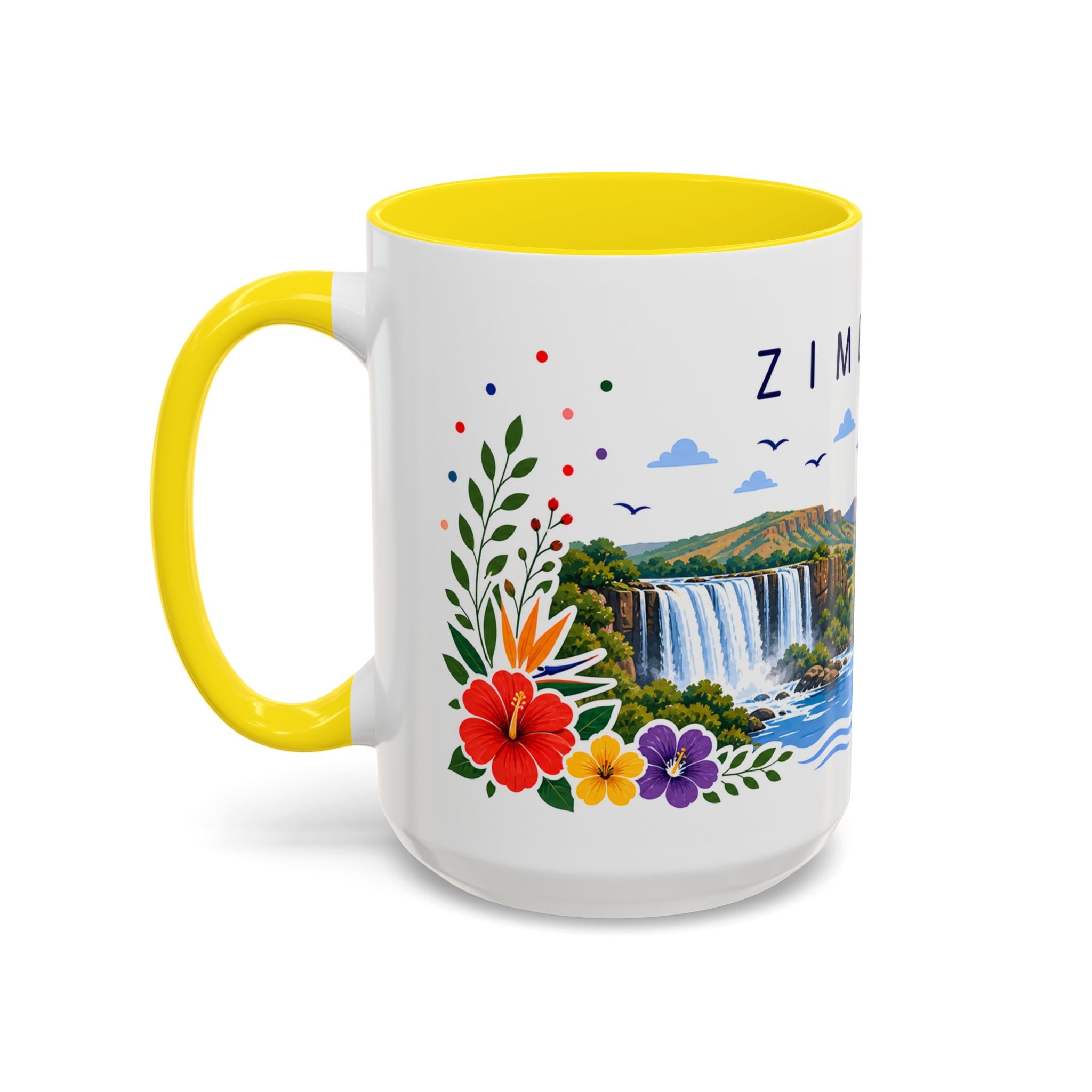 Zimbabwe Coffee Mug | Travel Souvenir Accent Mug | Place Gift Ceramic Cup 11oz 15oz