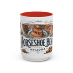Horseshoe Bend Mug, Arizona Travel Souvenir, Bucket List Gift, Accent Ceramic Coffee Mug 11oz 15oz