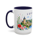 Luxembourg Coffee Mug | Travel Souvenir Accent Mug | Place Gift Ceramic Cup 11oz 15oz