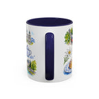 Salzburg Illustrated Travel Mug | City Souvenir Accent Coffee Mug | 11oz 15oz Ceramic Cup