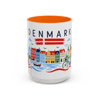 Denmark Coffee Mug | Travel Souvenir Accent Mug | Country Gift Ceramic Cup 11oz 15oz