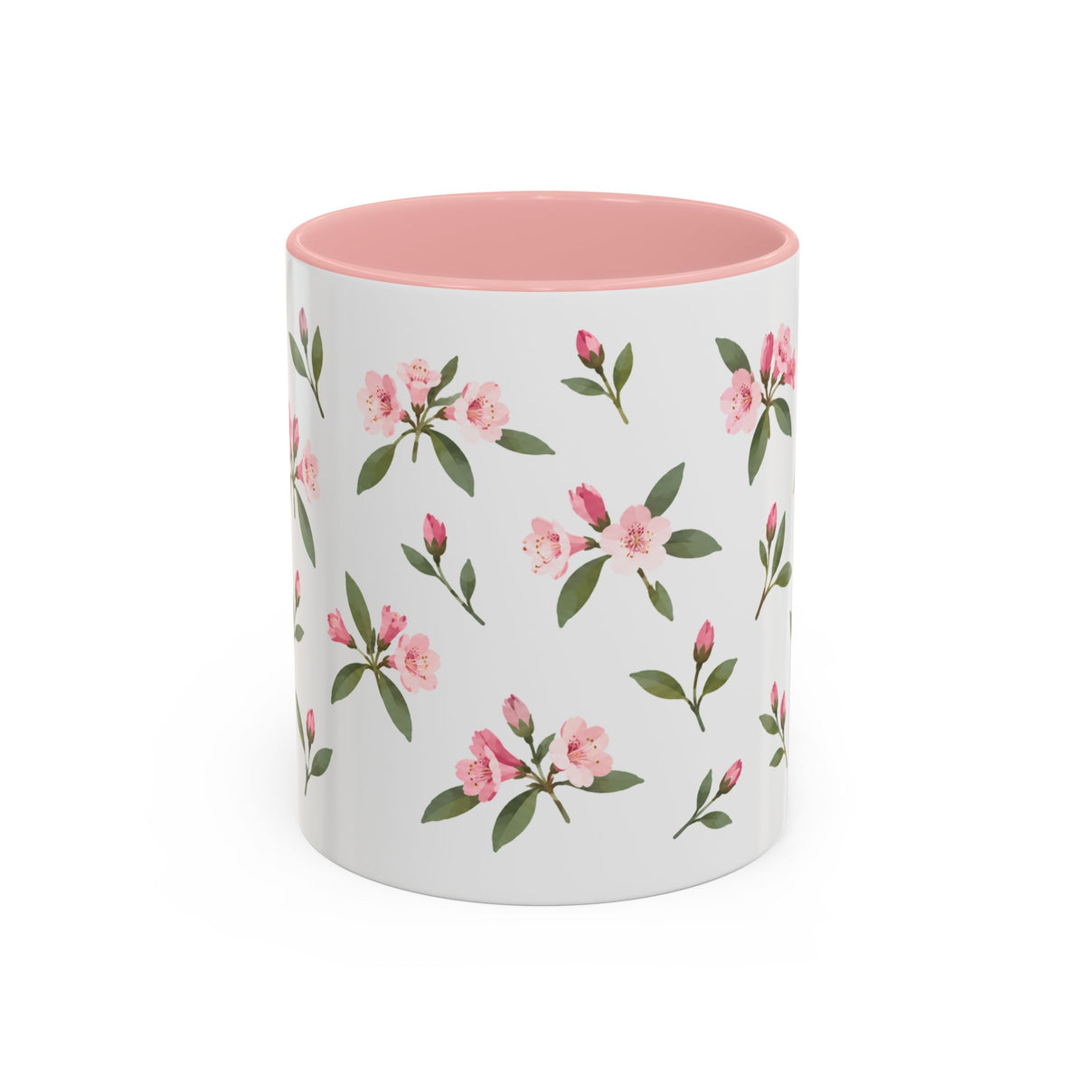 Washington Coast rhododendron Mug, State Flower Floral Coffee Cup, 11oz Botanical Gift