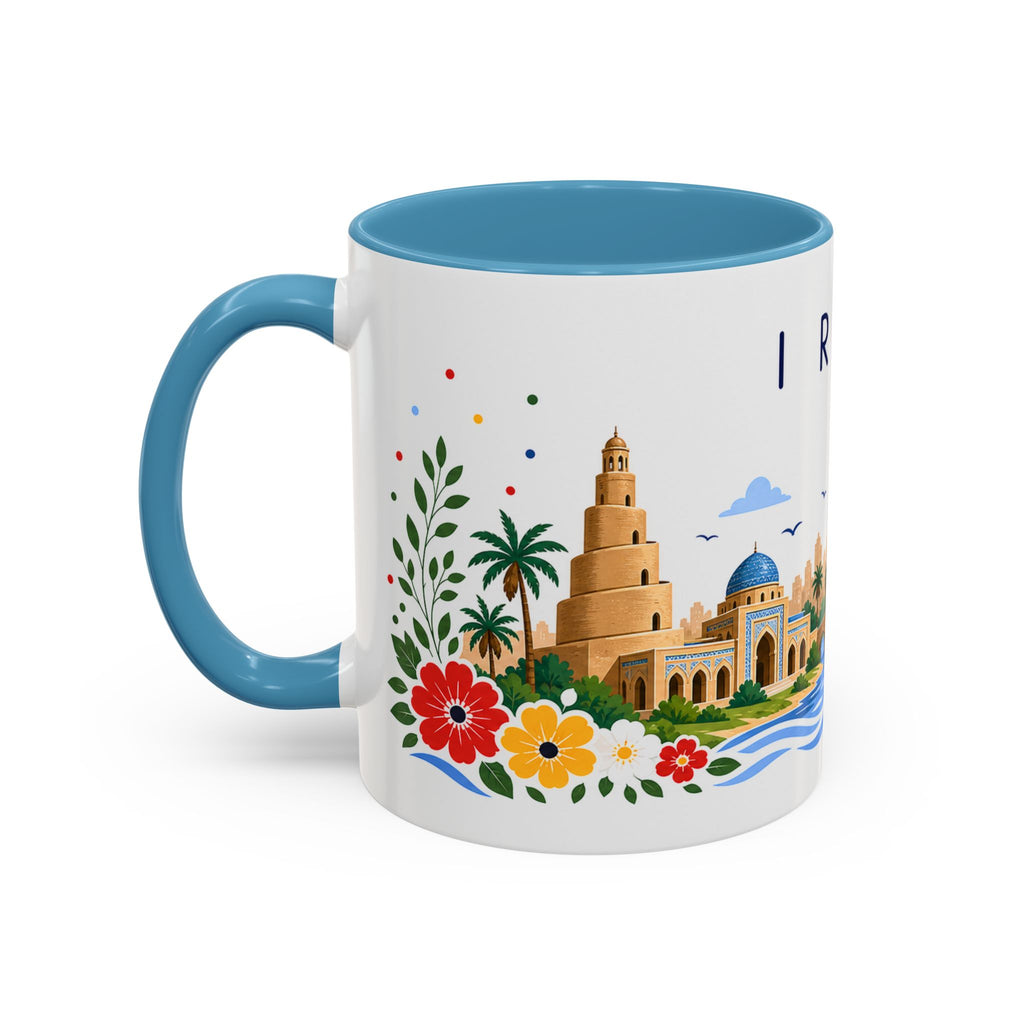 Iraq Coffee Mug | Travel Souvenir Accent Mug | Place Gift Ceramic Cup 11oz 15oz