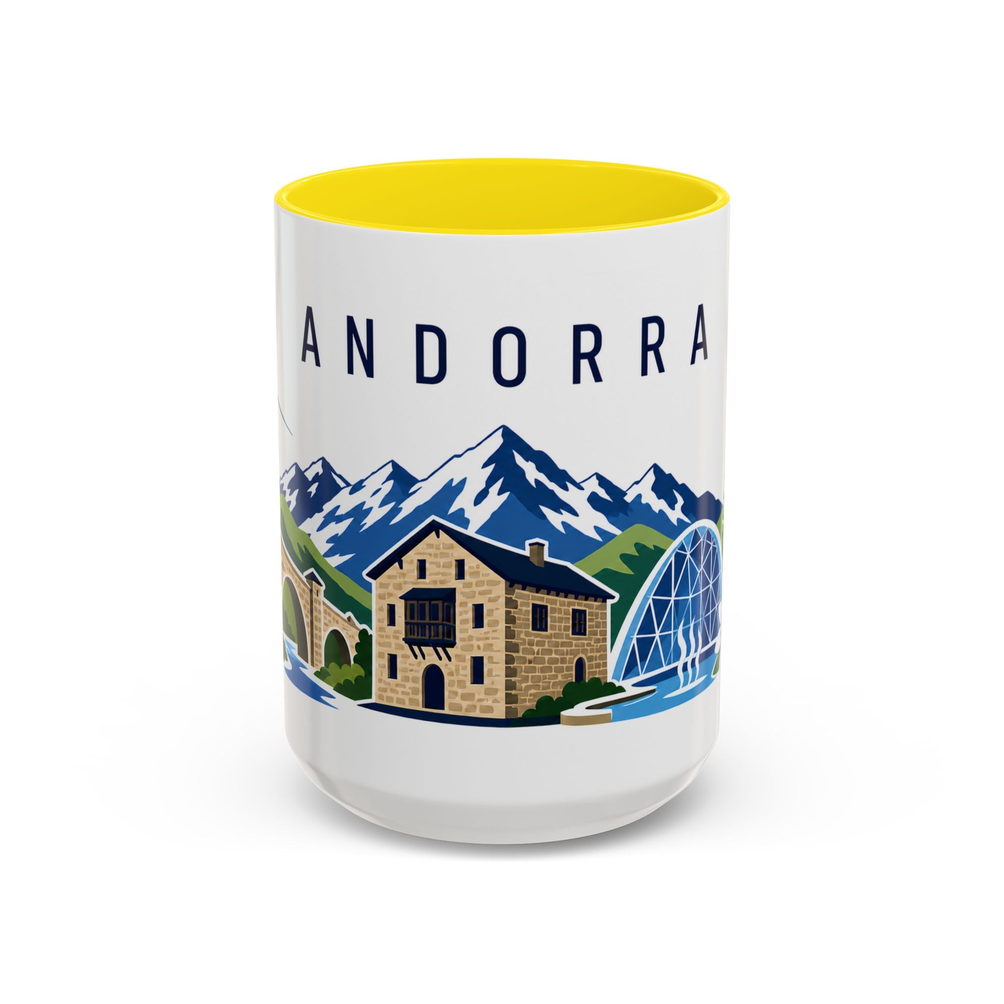 Andorra Coffee Mug | Travel Souvenir Accent Mug | Country Gift Ceramic Cup 11oz 15oz